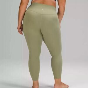 LULULEMON Rosemary Green Align High Rise Active Workout Leggings Size 18